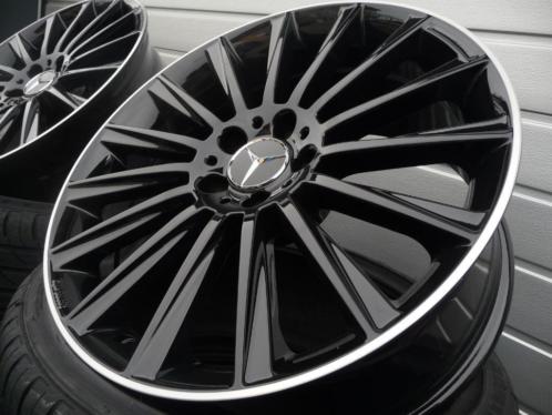 jante neuve 19' 5x112 ET45 BLACK LIP POUR MERCEDES 8.5x19"
